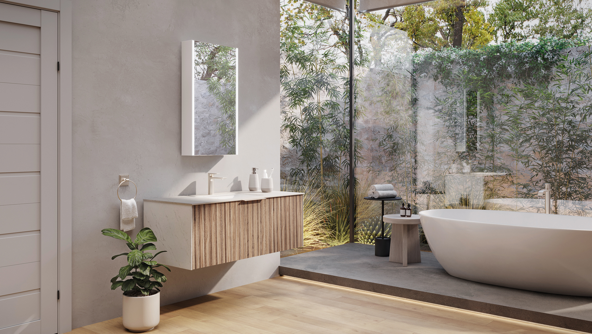 Blogue vignette Penthouse Skyline 16 Creer une salle de bain de type spa