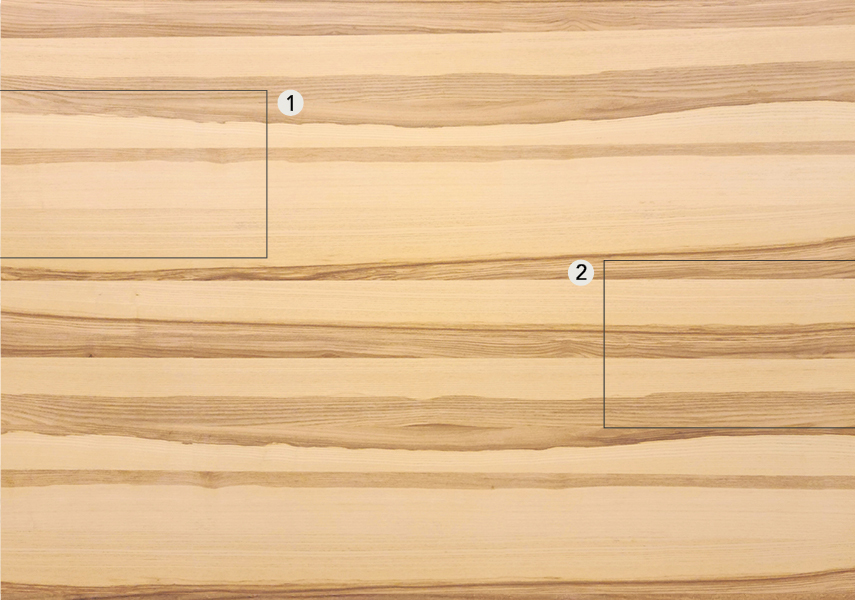 WPA 131 C Frene naturel Natural ash 4x8 Plus Pale CNC3