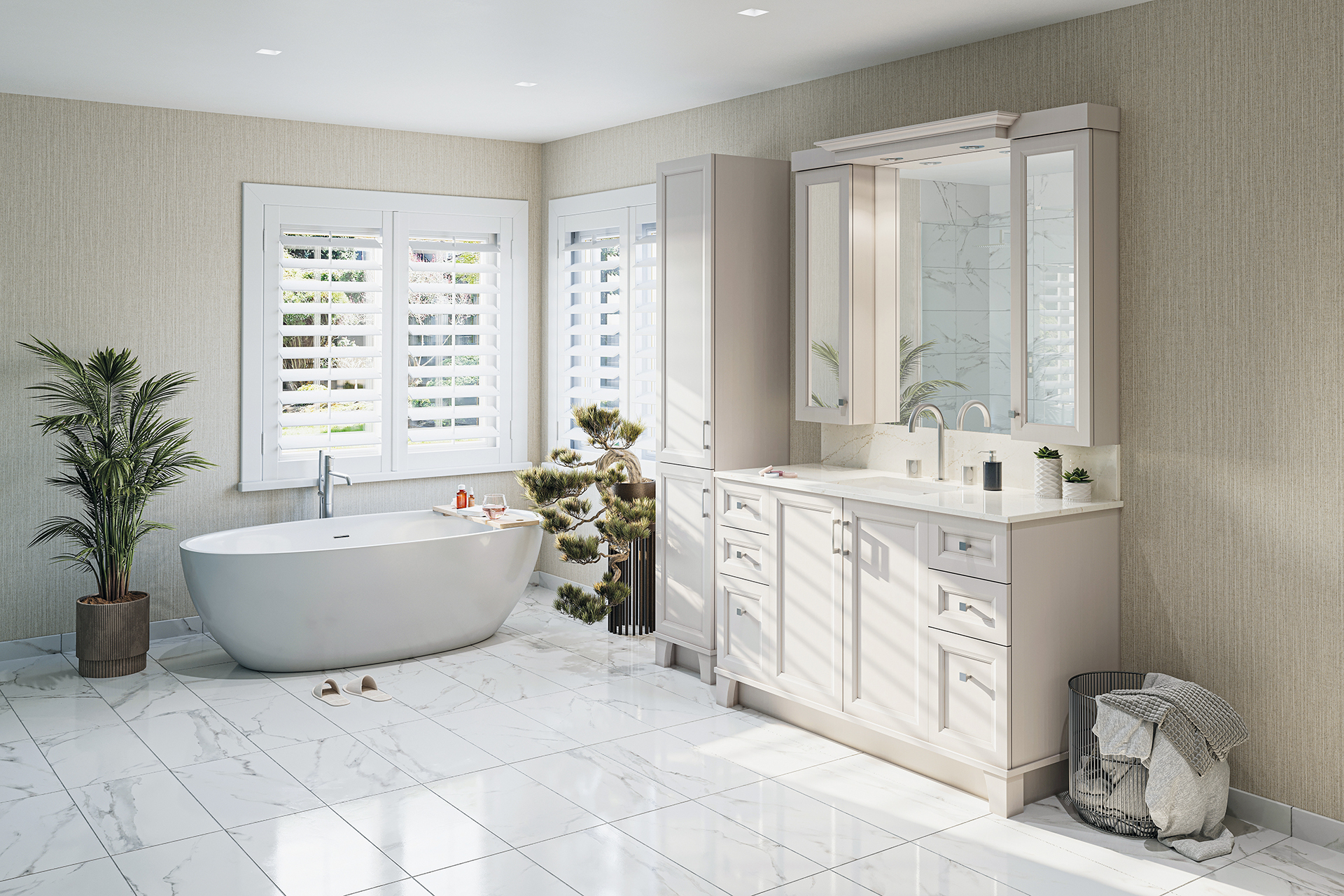 Essentia Elegance single vanity L 93 Q TRE RGB HR