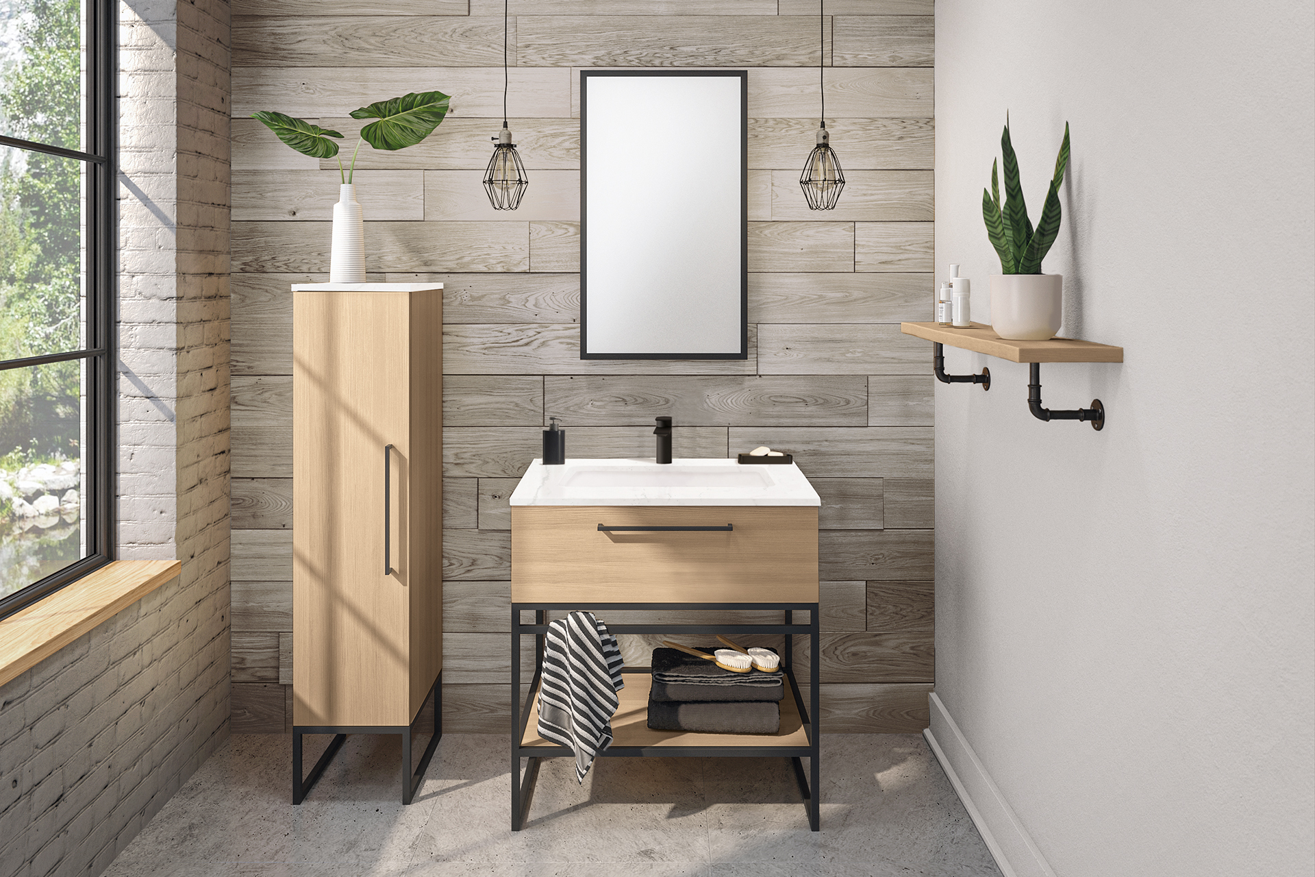 Fuzion Rendu5 B Powder room undermount WPO 202 TC Q TRA