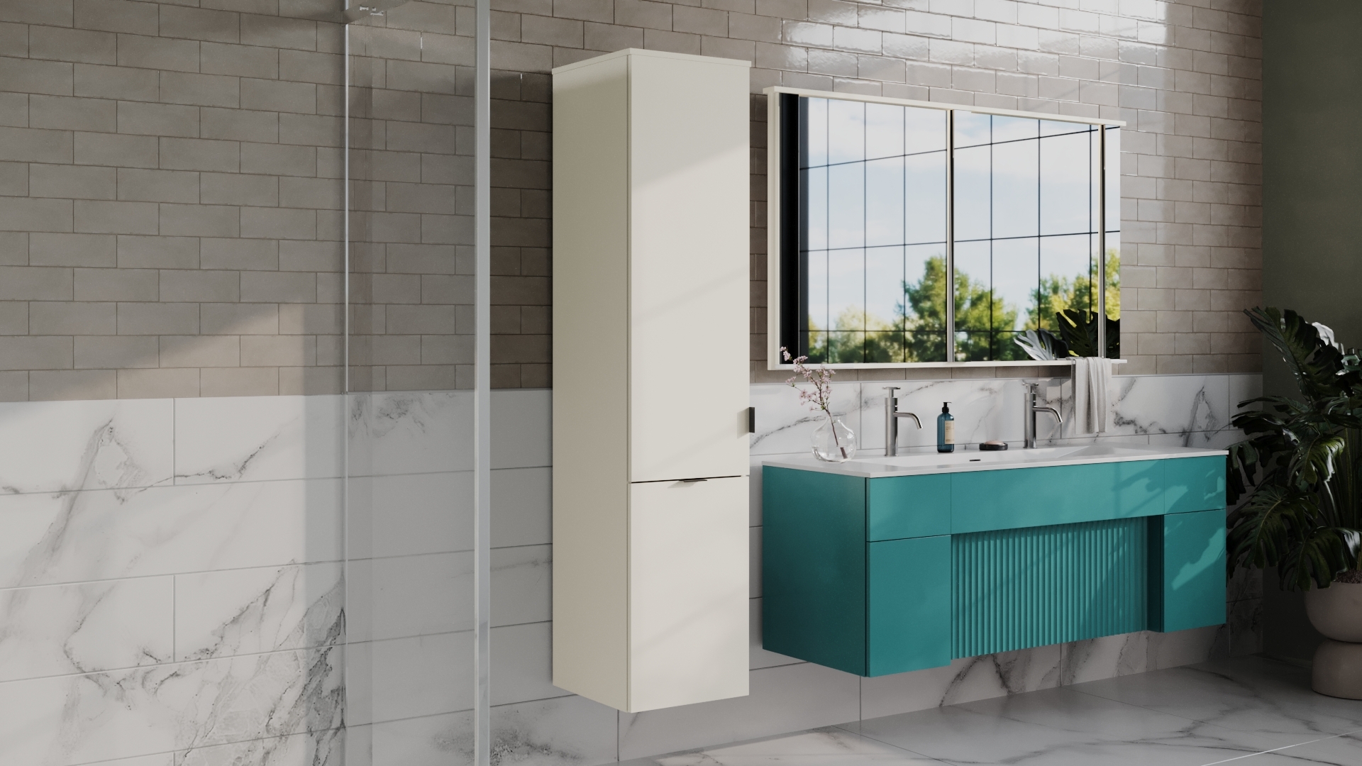 Plaza Contemp coiffeuse A 154 L lingerie ferme L 90 RGB HR