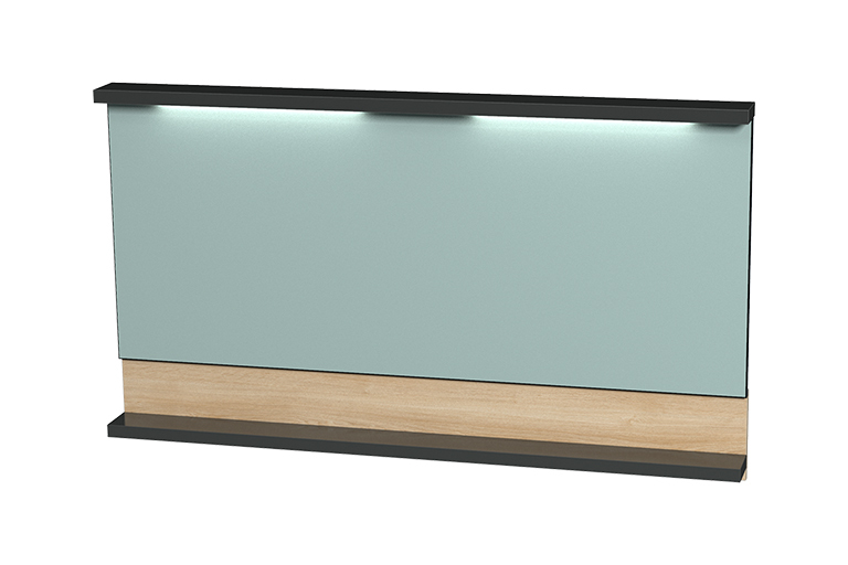Duo miroir eclairage double avec support tablette DUO1 MT02 DUO2 SUPM
