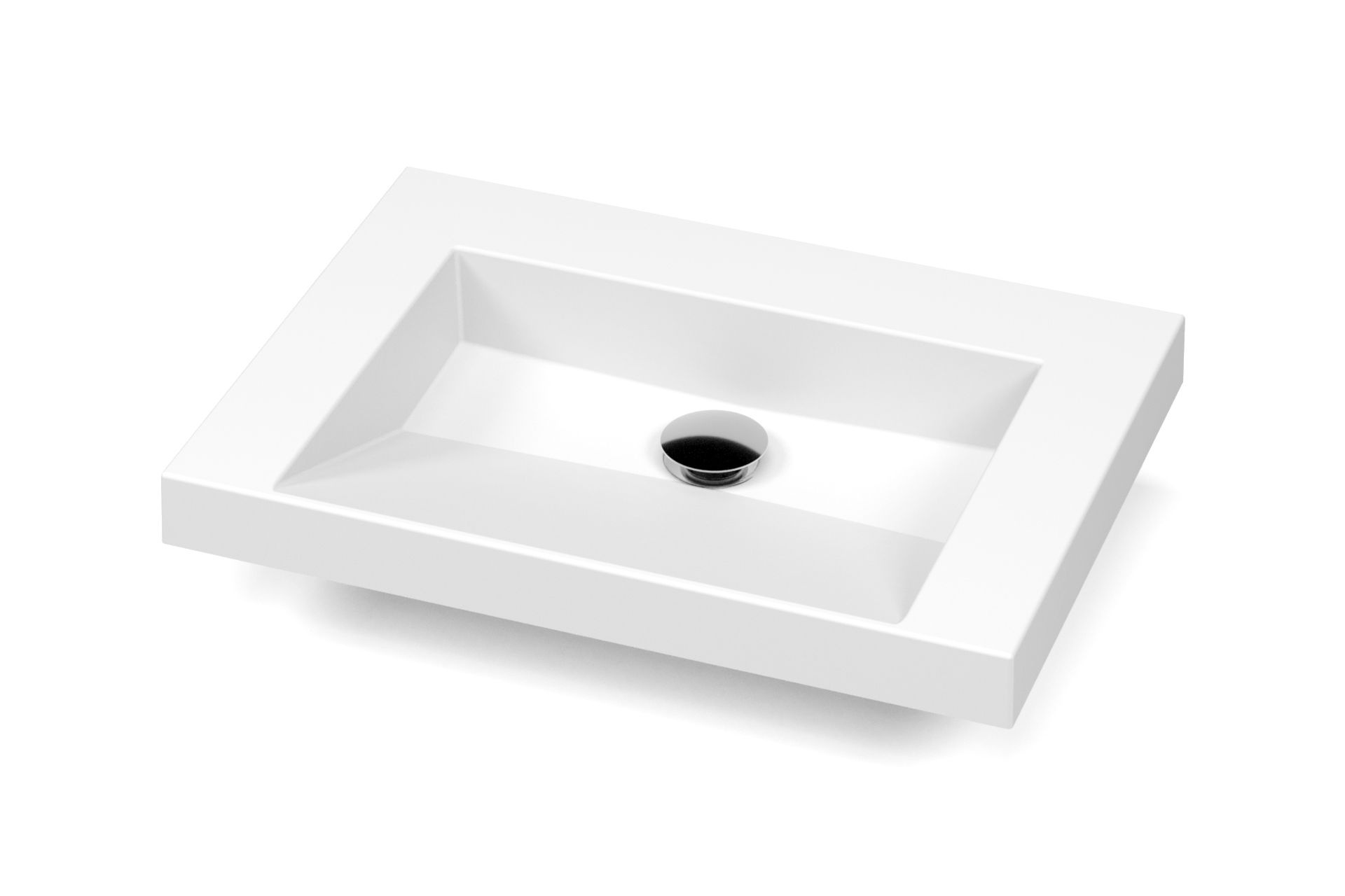 Lavabo encastre Pure Solid U 21x15 DCUEE21 C angle