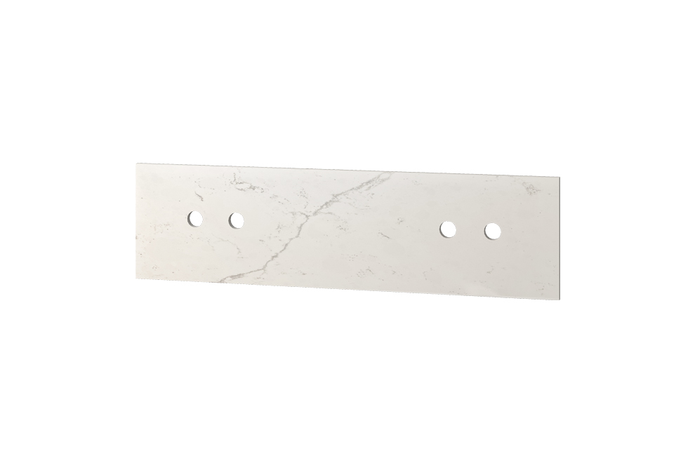 Mini 12 Mini 18 dosseret quartz double avec Trous QB34 D013