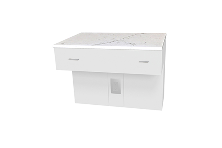Neolito coiffeuse comptoir quartz QC3416 SC