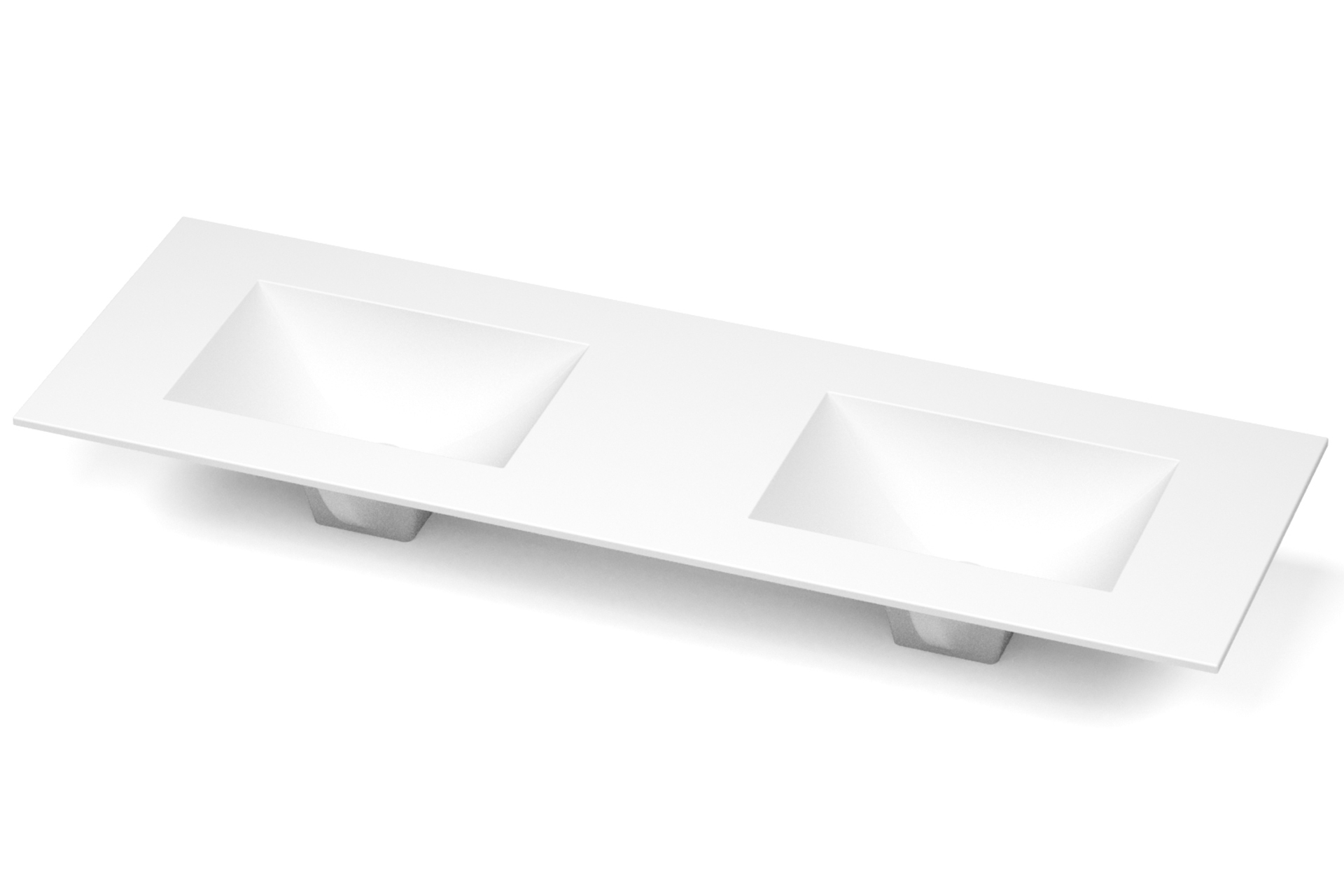 Plan lavabo Pure Solid Bahia double PH00002 C angle