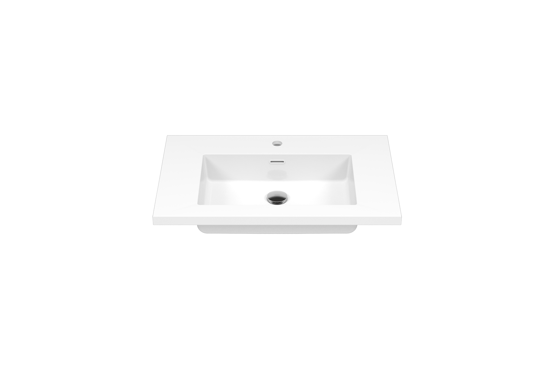Plan lavabo Pure Solid Edge 125po LEWP001 A 30 face