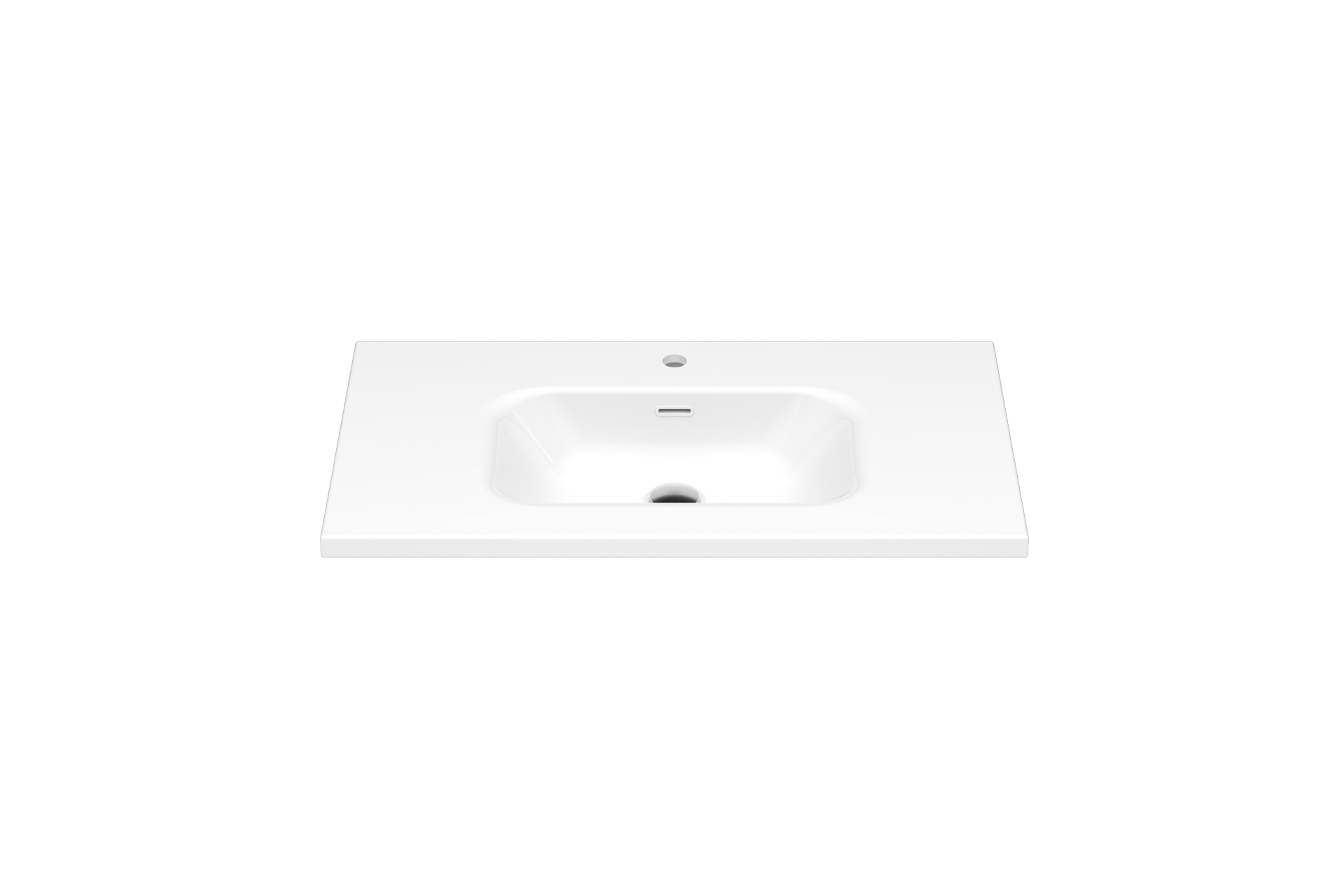 Plan lavabo Pure Solid Mio 125po LIWP001 A 36 face