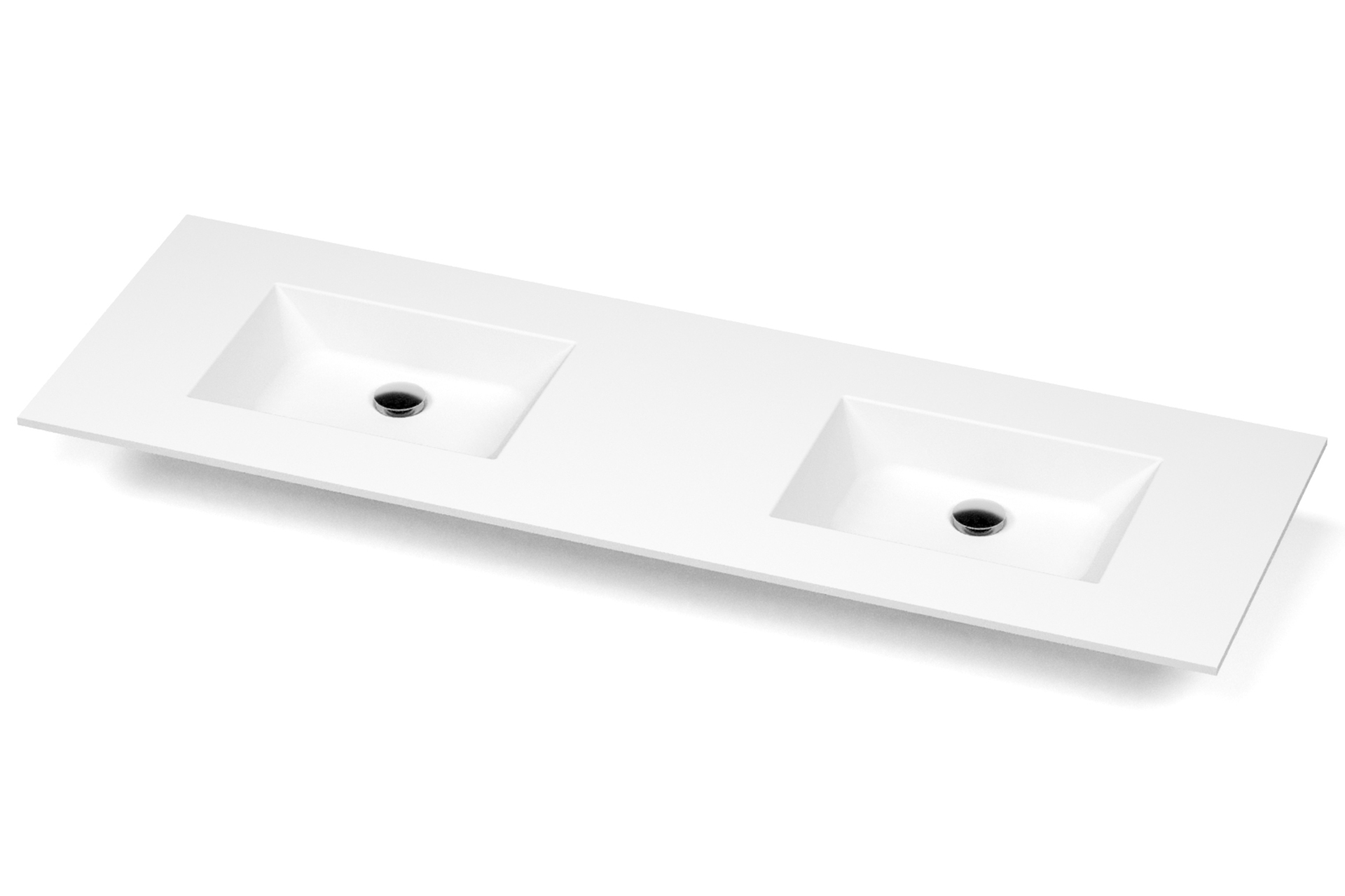 Plan lavabo Pure Solid Momento double PM00002 C angle