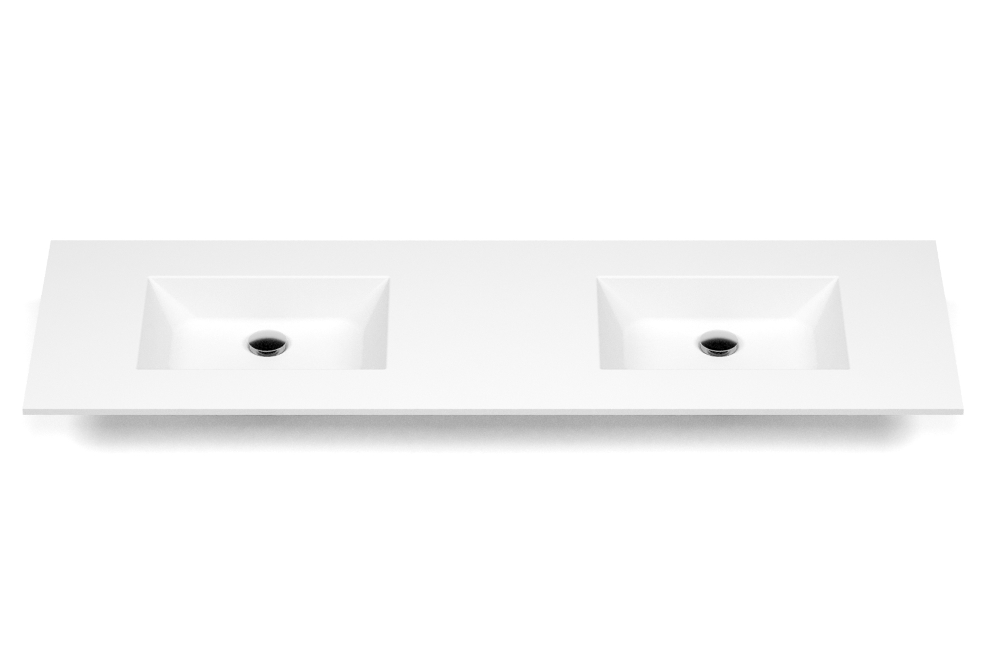 Plan lavabo Pure Solid Momento double PM00002 C face