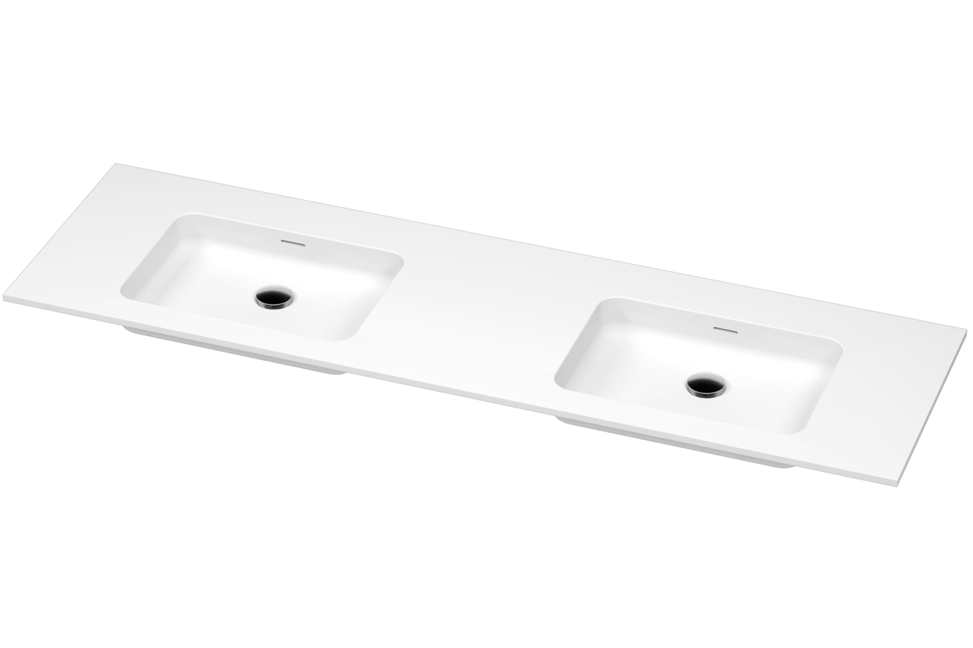 Plan lavabo Pure Solid Obe PO00002 C double angle