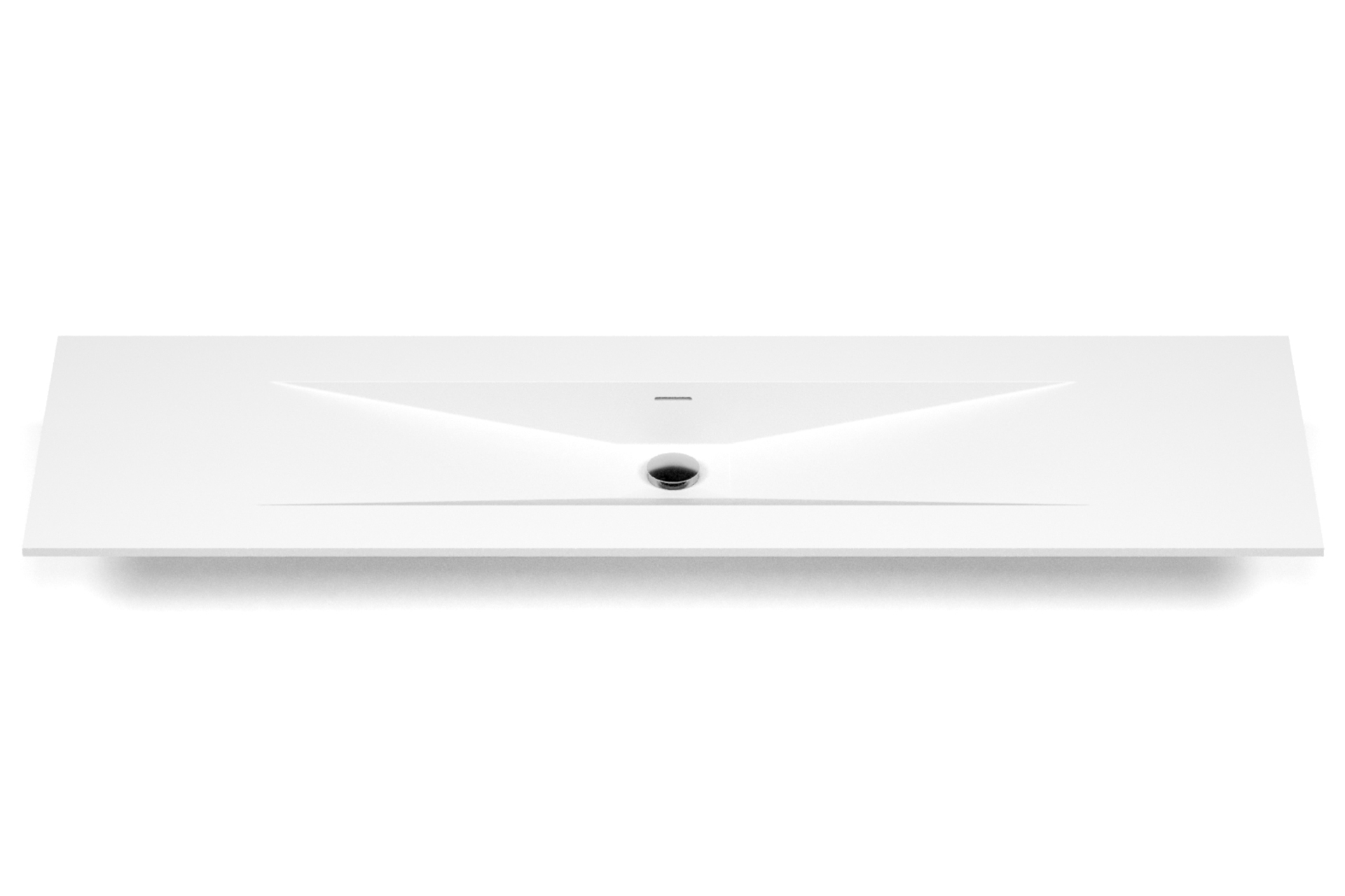 Plan lavabo Pure Solid Plaza 42 PP00001 B face