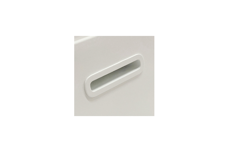Trop plein oval blanc Edge Mio