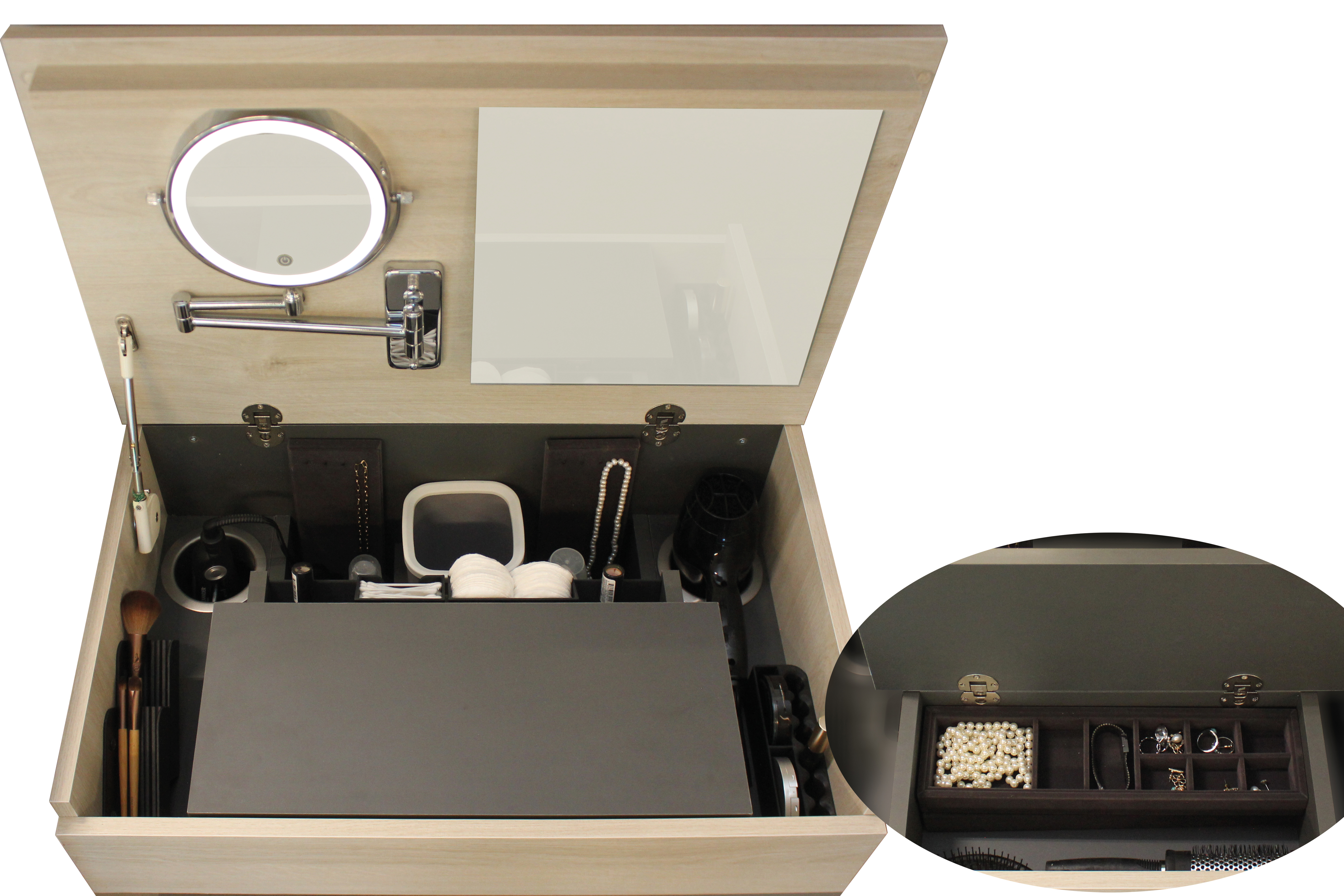 Vanico Axis bas coiffeuse interieur