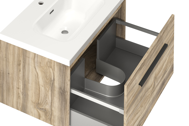 Vanico Cubik Quadra interieur 1 tiroir