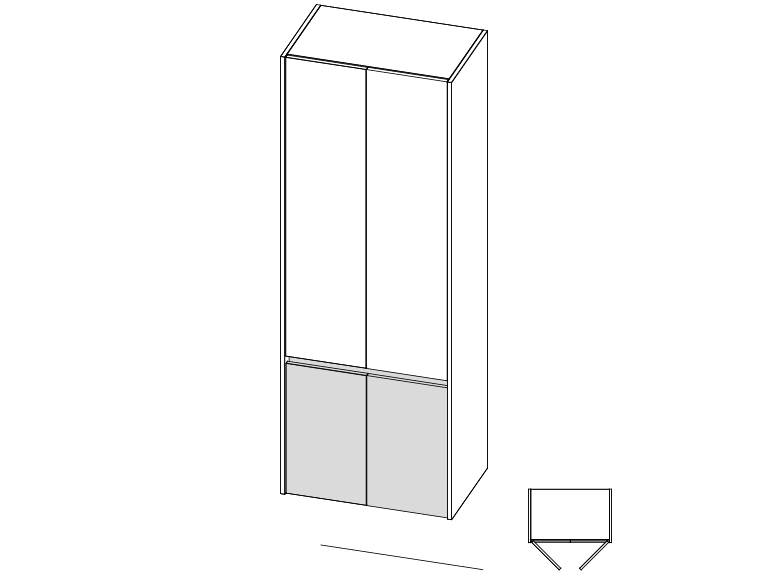 Cubik Blok KM90 E008 avec Top