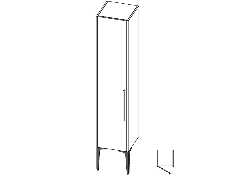 Cubik Quadra plus QL90 E107 avec Top
