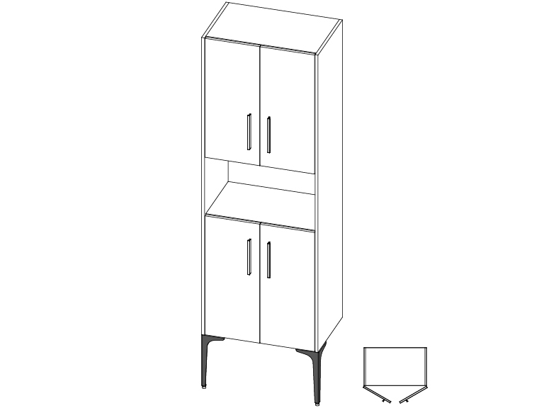 Cubik Quadra plus QL90 E208 avec Top