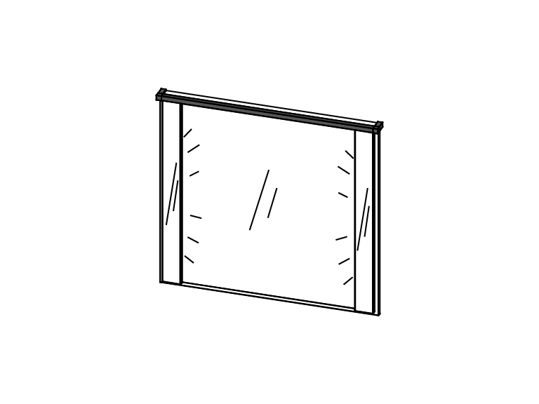Plaza Metal miroir PM6 M0000