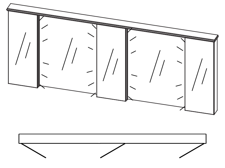 Plaza Trans miroir pharm PT6 P5201 avec Top
