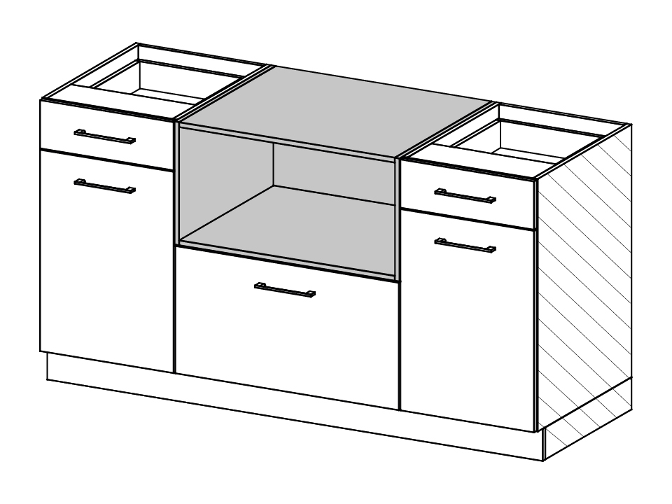Sdl contemp cais bas 1p 1n l30 l18 YCB3010 X