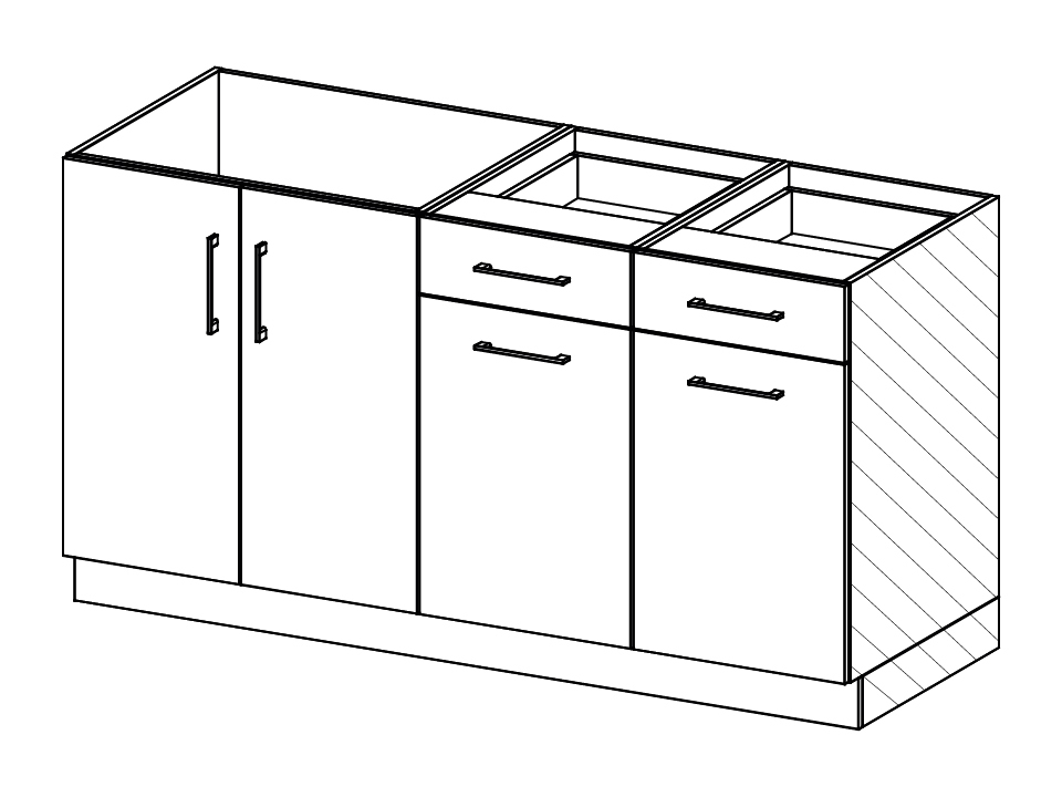 Sdl contemp cais bas 2p 30 dbl 18 d YCB5002 X