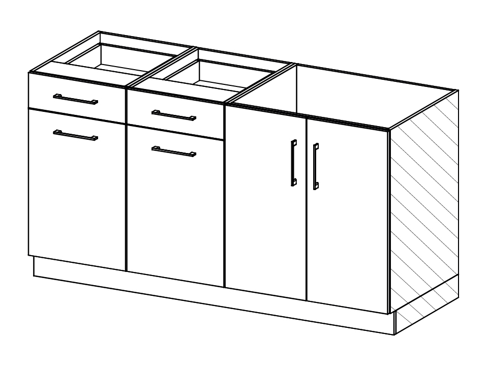 Sdl contemp cais bas 2p 30 dbl 18 g YCB5001 X