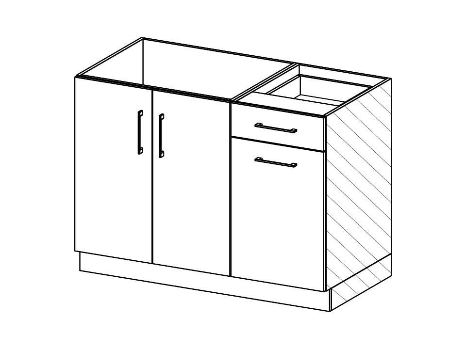 Sdl contemp cais bas 2p l30 l18 d YCB20002 X