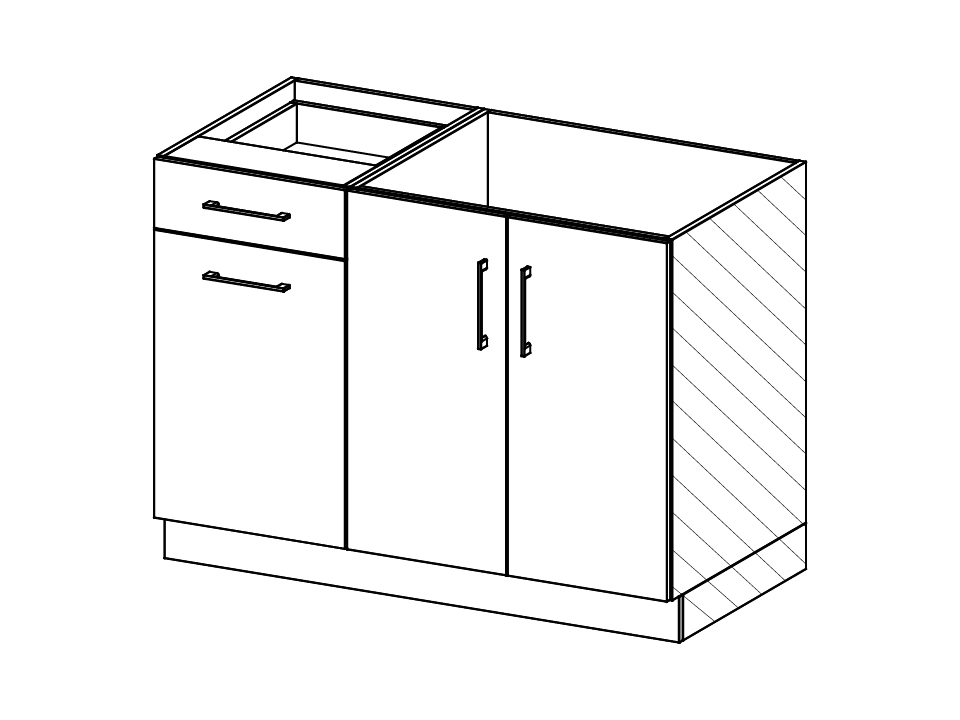 Sdl contemp cais bas 2p l30 l18 g YCB20001 X