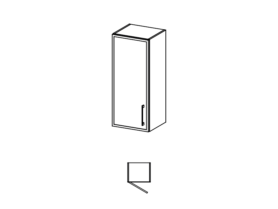 Sdl frame cais haut 1p p12 l15 g YFD0001 X